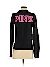 Victoria's Secret Pink Black Sweatshirt Size XS - photo 2