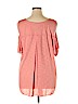 SONOMA life + style Pink Short Sleeve Top Size 1X - photo 2