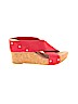 Lucky Brand Red Wedges Size 10 - photo 1