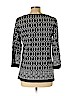 Charter Club Black 3/4 Sleeve Top Size L (petite) - photo 2