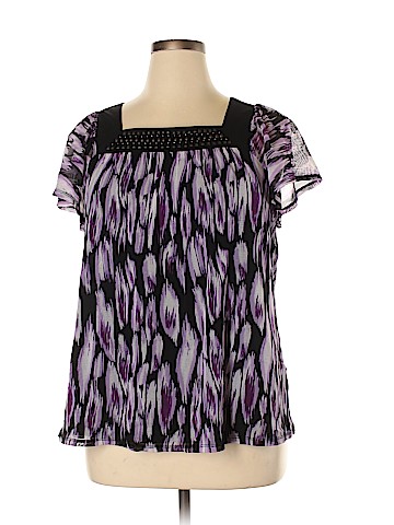 Apt. 9 Short Sleeve Blouse (view 1)