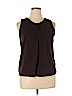 Merona 100% Cotton Brown Sleeveless Top Size XXL - photo 1