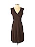 Ann Taylor LOFT Brown Casual Dress Size 4 (petite) - photo 1