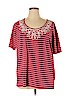 Lands' End Pink Short Sleeve Top Size 1X - photo 1