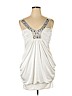 Deb 100% Polyester Ivory Cocktail Dress Size XL - photo 1