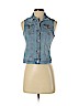 Hollister 100% Cotton Blue Denim Vest Size XS - photo 1