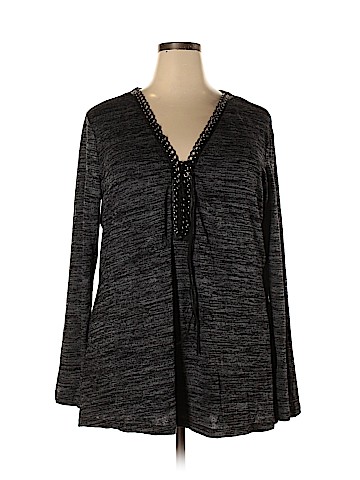 Ashley Stewart Long Sleeve Top (view 1)