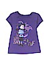 Disney 100% Cotton Graphic Purple Short Sleeve T-Shirt Size 5 - 6 - photo 1