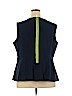 Enlo 100% Polyester Blue Sleeveless Blouse Size 20 - photo 2
