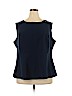 Enlo 100% Polyester Blue Sleeveless Blouse Size 20 - photo 1