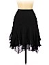 Carmen Marc Valvo 100% Silk Black Silk Skirt Size 8 - photo 1
