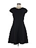 Armani Collezioni 100% Wool Black Casual Dress Size 6 - photo 1
