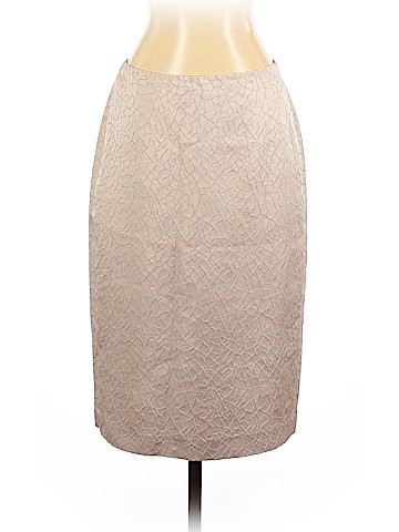 Linda Allard Ellen Tracy Silk Skirt (view 1)