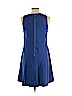 Ann Taylor LOFT Blue Casual Dress Size 10 (petite) - photo 2