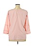 Merona 100% Polyester Pink Long Sleeve Blouse Size XL - photo 2