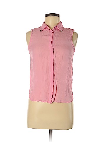 Zara Short Sleeve Silk Top (view 1)