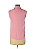 Zara 100% Silk Pink Short Sleeve Silk Top Size XS - photo 2