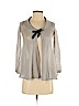 DKNY 100% Acrylic Gray Cardigan Size S - photo 1