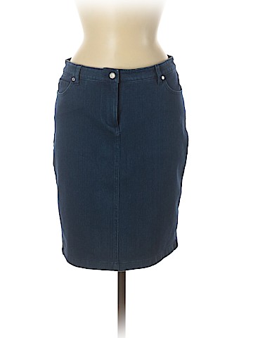 J. McLaughlin Denim Skirt (view 1)
