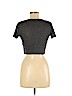 Topshop Gray Short Sleeve T-Shirt Size 8 - photo 2