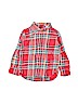 Baby Gap 100% Cotton Red Long Sleeve Button-Down Shirt Size 3T - photo 1