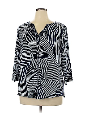 Skies Are Blue 3/4 Sleeve Blouse (view 1)