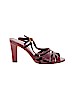 Antonio Melani 100% Leather Burgundy Heels Size 8 - photo 1