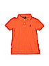 Polo by Ralph Lauren 100% Cotton Solid Orange Short Sleeve Polo Size 3T - photo 1