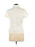 J. McLaughlin 100% Cotton White Short Sleeve Button-Down Shirt Size 8 - photo 2