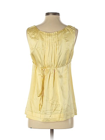 BCBGMAXAZRIA Sleeveless Silk Top (view 2)