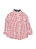 Crewcuts Outlet 100% Cotton Red Long Sleeve Button-Down Shirt Size 3 - photo 1