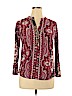 Tiny Burgundy Long Sleeve Blouse Size XL - photo 1