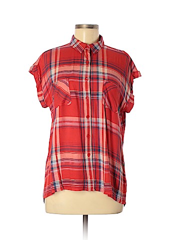 Mossimo Supply Co. Short Sleeve Blouse (view 1)