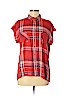Mossimo Supply Co. 100% Rayon Red Short Sleeve Blouse Size M - photo 1