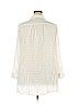 Cato 100% Rayon White Long Sleeve Button-Down Shirt Size 22 - photo 2