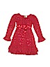 Dollie & Me Red Special Occasion Dress Size 8 - photo 1