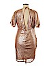 Francesca's 100% Polyester Gold Cocktail Dress Size XL - photo 2