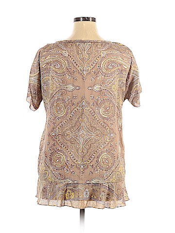 Julie Mango Short Sleeve Blouse (view 2)