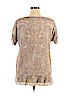 Julie Mango Tan Short Sleeve Blouse Size XL - photo 2
