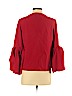Zara 100% Polyester Red Long Sleeve Blouse Size XS - photo 2