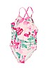 The Children's Place Pink One Piece Swimsuit Size 10 - photo 1