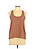 Frenchi Brown Sleeveless Blouse Size M - photo 1