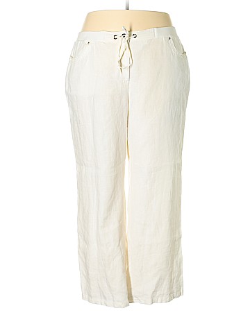 JM Collection Linen Pants (view 1)