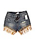 DL1961 100% Cotton Blue Denim Shorts Size 24 waist - photo 1