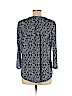 H&M 100% Polyester Blue 3/4 Sleeve Top Size M - photo 2