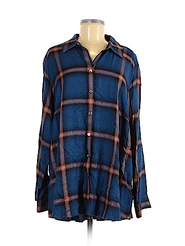 Karen Kane Long Sleeve Button-Down Shirt (view 1)