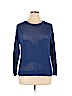 W118 by Walter Baker 100% Cotton Blue Pullover Sweater Size L - photo 1