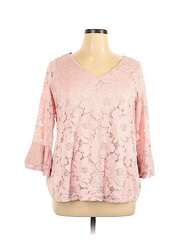 Roz & Ali Long Sleeve Blouse (view 1)