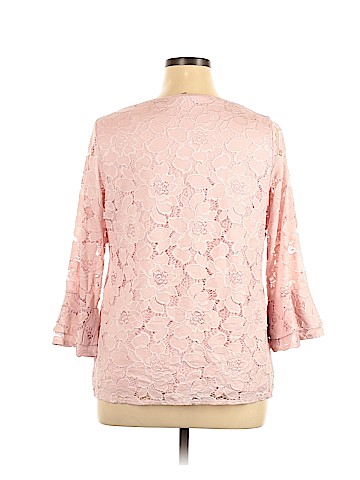 Roz & Ali Long Sleeve Blouse (view 2)