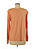 Aerie 100% Rayon Orange Long Sleeve Top Size L - photo 2